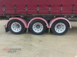 2009 Lusty Tipping Curtainsider B Double Set Grain Chassis Tippers