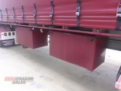 2009 Lusty Tipping Curtainsider B Double Set Grain Chassis Tippers