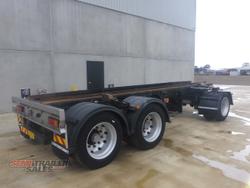 2009 WESE Skip Bin Dog Trailer