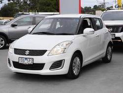 2014 Suzuki Swift GL FZ MY14 Snow White