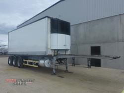 2014 Vawdrey 12 Pallet Refrigerated Rollback Pantech A Trailer