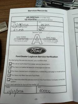 2021 Ford Everest Sport