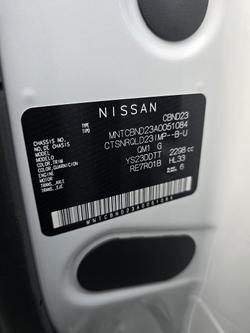 2025 Nissan Navara SL D23 MY25 4X4 Dual Range Solid White