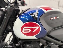 2024 Triumph Trident 660 Triple Tribute Edition Trident White
