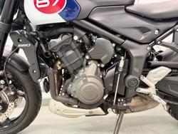 2024 Triumph Trident 660 Triple Tribute Edition Trident White