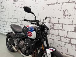 2024 Triumph Trident 660 Triple Tribute Edition Trident White