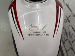 2024 Triumph Trident 660 Triple Tribute Edition Trident White
