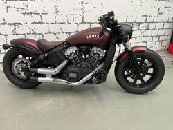2022 Indian Scout Bobber Scout Maroon