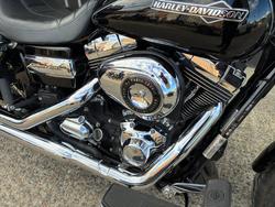 2012 HARLEY-DAVIDSON FXDC DYNA SUPER GLIDE CUSTOM BLACK