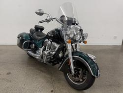 2019 Indian SPRINGFIELD MetallicJADEGreen/BLACK