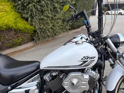 2015 Yamaha XVS650 V-STAR CUSTOM White