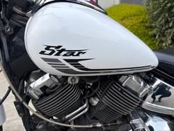 2015 Yamaha XVS650 V-STAR CUSTOM White