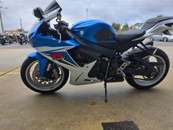 2011 Suzuki GSX-R600 Blue