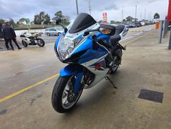 2011 Suzuki GSX-R600 Blue