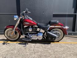 2002 HARLEY-DAVIDSON FLSTF FAT BOY RED