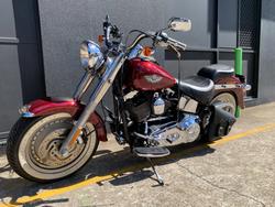 2002 HARLEY-DAVIDSON FLSTF FAT BOY RED