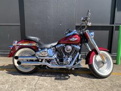 2002 HARLEY-DAVIDSON FLSTF FAT BOY RED