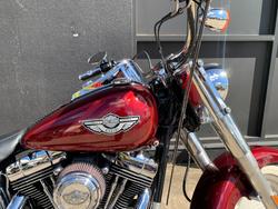 2002 HARLEY-DAVIDSON FLSTF FAT BOY RED