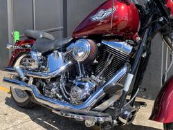 2002 HARLEY-DAVIDSON FLSTF FAT BOY RED