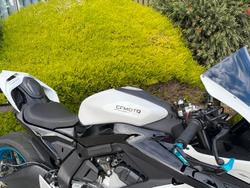 2025 CFMOTO 2025 CF Moto 650CC 675SR-R ABS NEBULA WHITE