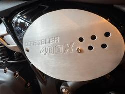 2025 Triumph Scrambler 400 X Scrambler Silver