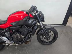 2016 Yamaha MT-07 Red