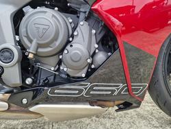 2025 Triumph DAYTONA 660 Red