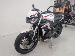 2022 Triumph STREET TRIPLE S 660 LAMS White