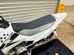 2027 KAWASAKI KLX110R MINI BIKE WHITE