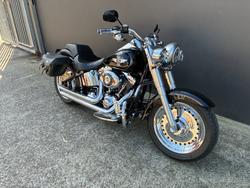 2012 HARLEY-DAVIDSON FLSTF FAT BOY BLACK