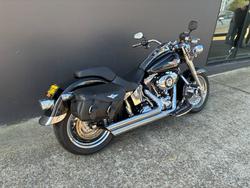 2012 HARLEY-DAVIDSON FLSTF FAT BOY BLACK