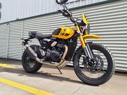 2026 Triumph Scrambler 400 XC Scrambler Yellow