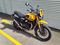 2026 Triumph Scrambler 400 XC Scrambler Yellow