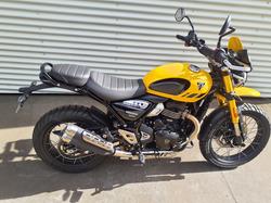 2026 Triumph Scrambler 400 XC Scrambler Yellow