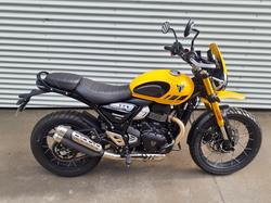 2026 Triumph Scrambler 400 XC Scrambler Yellow