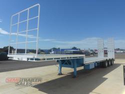 2007 Brimarco Semi Drop Deck with Ramps - RENTAL