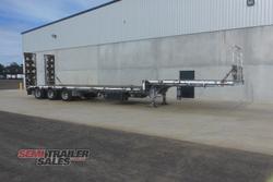 2009 Barker 45FT-70FT Dropdeck Extendable with Ramps