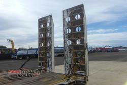 2009 Barker 45FT-70FT Dropdeck Extendable with Ramps