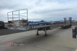 2009 Barker 45FT-70FT Dropdeck Extendable with Ramps