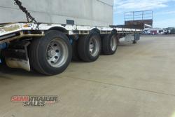2009 Barker 45FT-70FT Dropdeck Extendable with Ramps