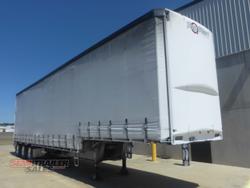 2010 Topstart 22 Pallet Dropdeck Curtainsider with Mezz
