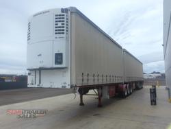 2006 Vawdrey 34 Pallet Refrigerated Curtainsider B Double Set