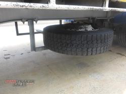 2005 Vawdrey 12 Pallet Dropdeck Curtainsider A Trailer with Mezz