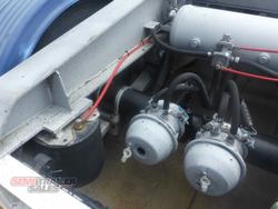 2005 Vawdrey 12 Pallet Dropdeck Curtainsider A Trailer with Mezz