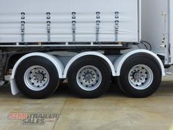 2021 Krueger 34 Pallet Dropdeck Curtainsider B Double Set with Mezz