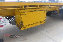 1996 Krueger 12 Pallet Flat Top A Trailer