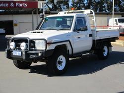 2017 Toyota Landcruiser Workmate VDJ79R White