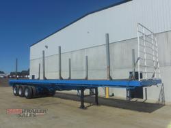 1986 Fruehauf 45FT-60FT Flat Top Extendable