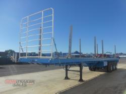 1986 Fruehauf 45FT-60FT Flat Top Extendable