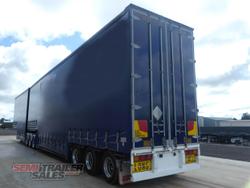 2018 Barker 34 Pallet Double Dropdeck Curtainsider B Double Set